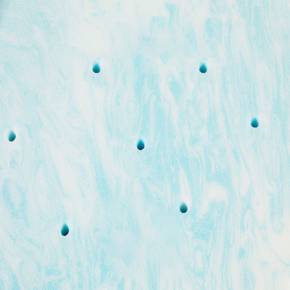 Colchón de espuma viscoelástica estilo pintura con tinta