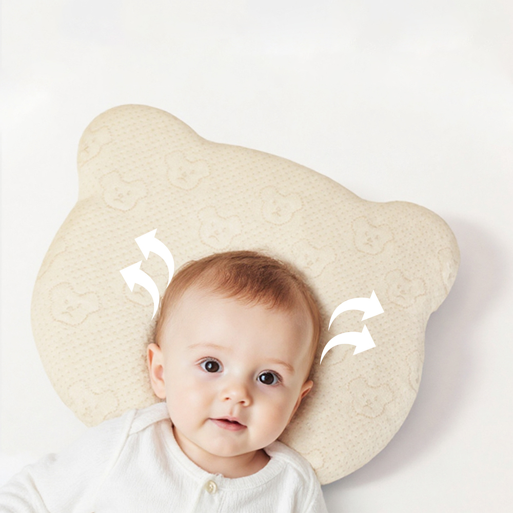 Almohada de silicona para bebé con dibujos animados