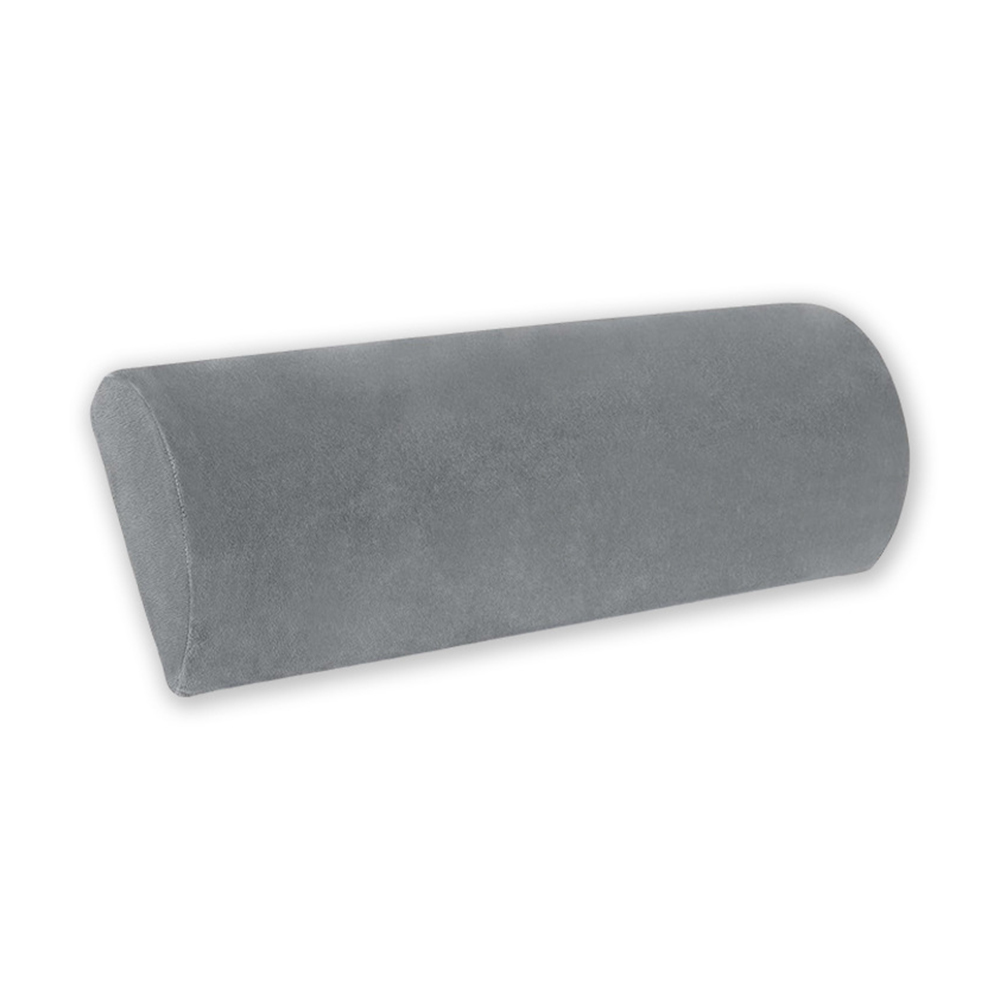 Almohada de espuma viscoelástica gris para piernas