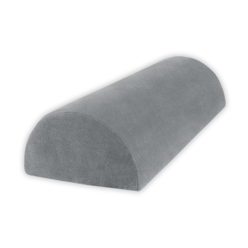 Almohada de espuma viscoelástica gris para piernas