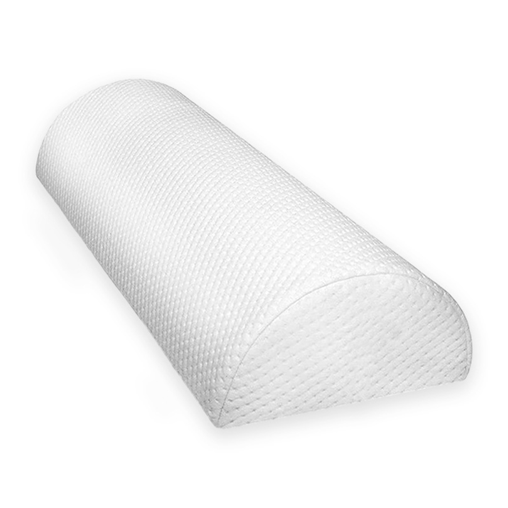 Almohada de espuma viscoelástica blanca para piernas