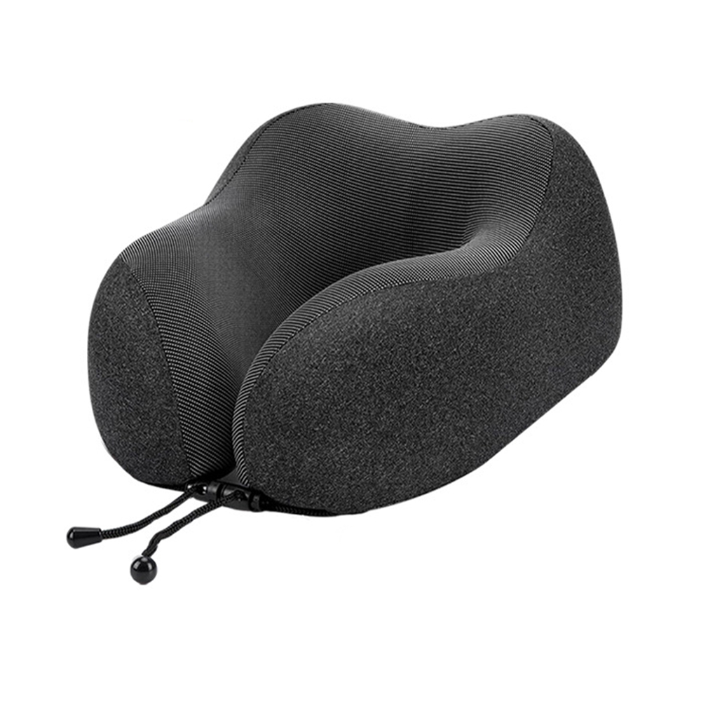 Almohada de espuma viscoelástica extraíble en forma de U para el cuello