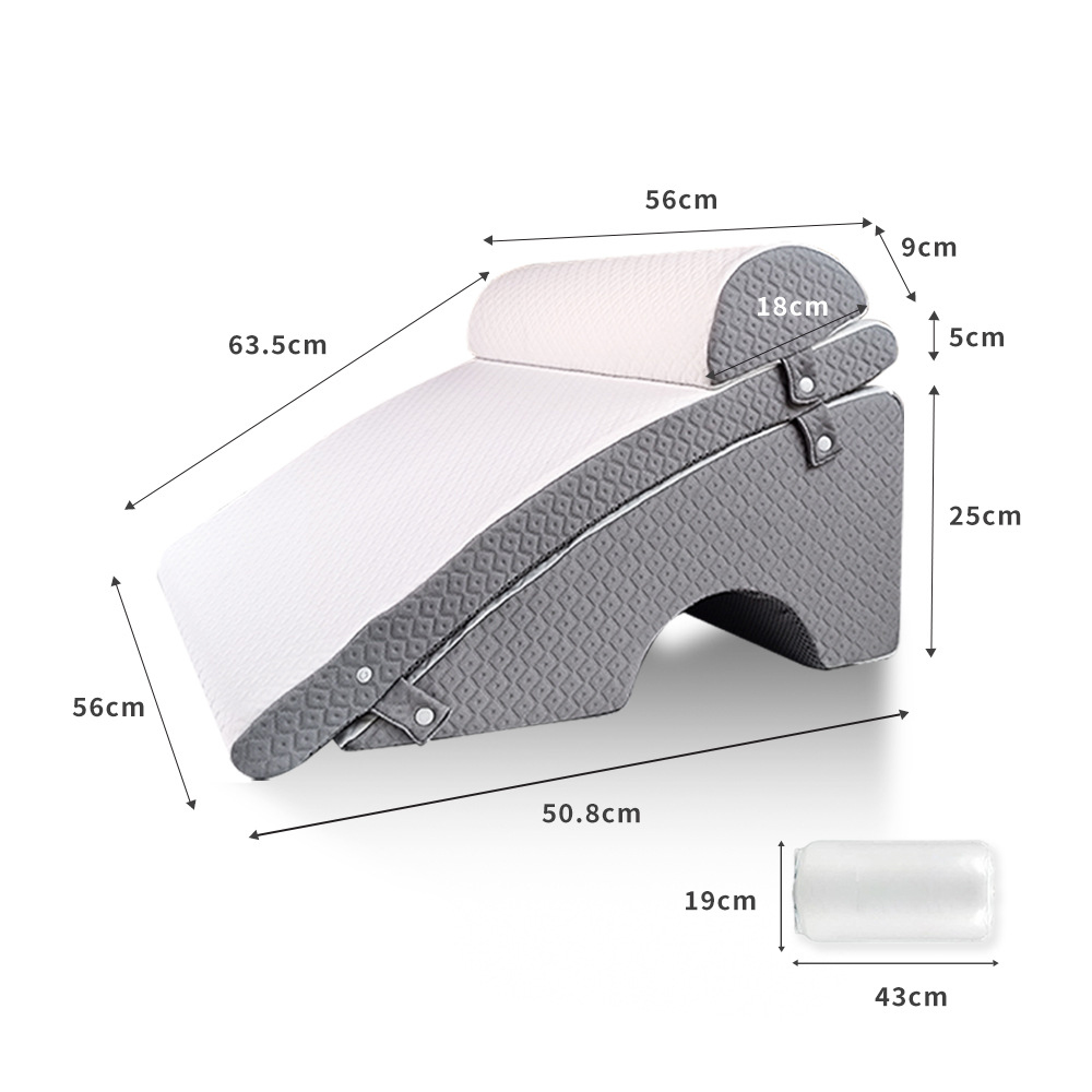 Juego de almohadas de espuma viscoelástica de tres piezas