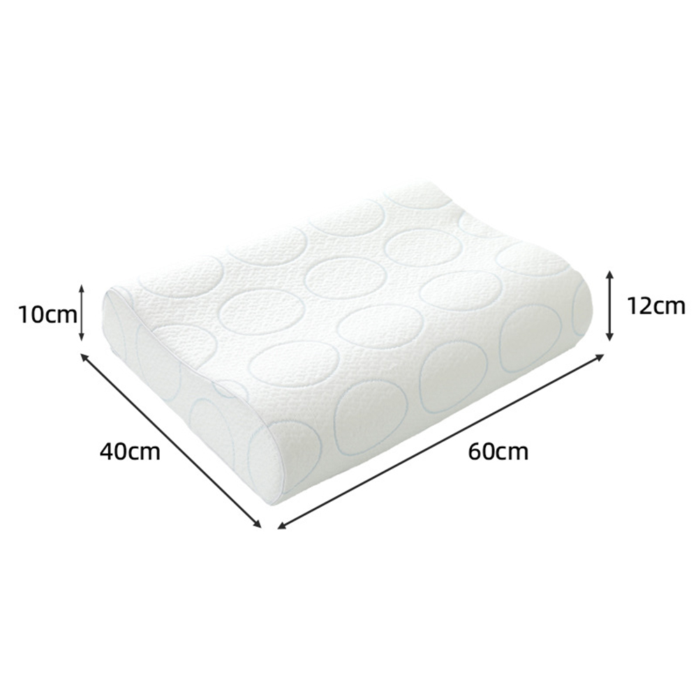 Almohada de espuma viscoelástica con patrón ondulado