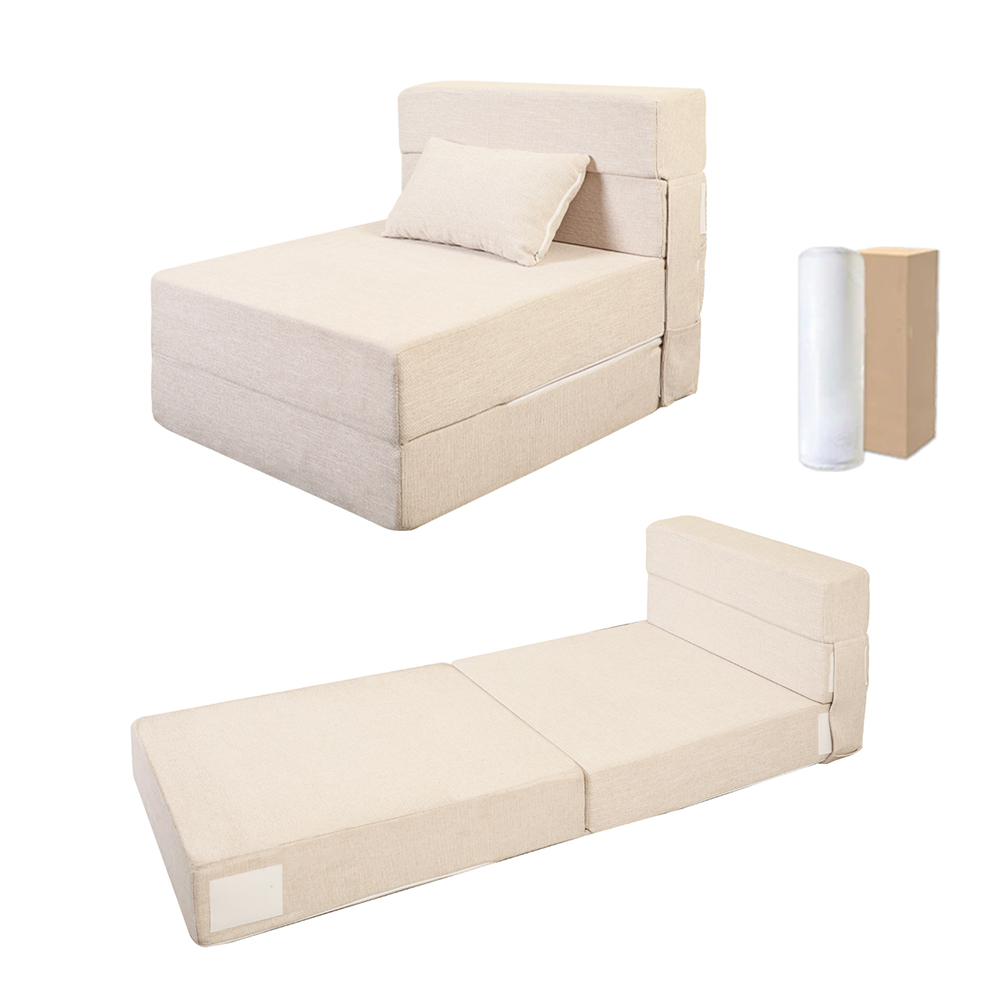 Sofá plegable blanco
