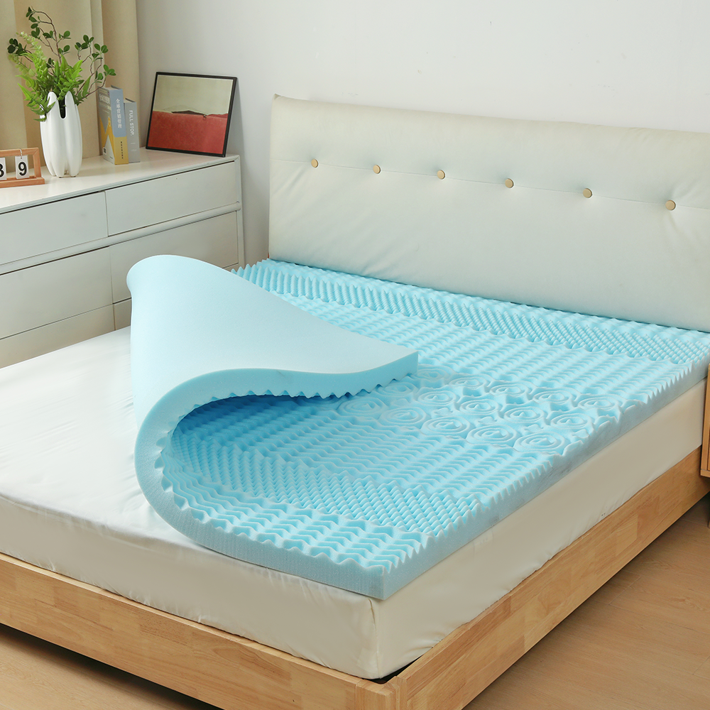 Colchón de gel de espuma viscoelástica en relieve