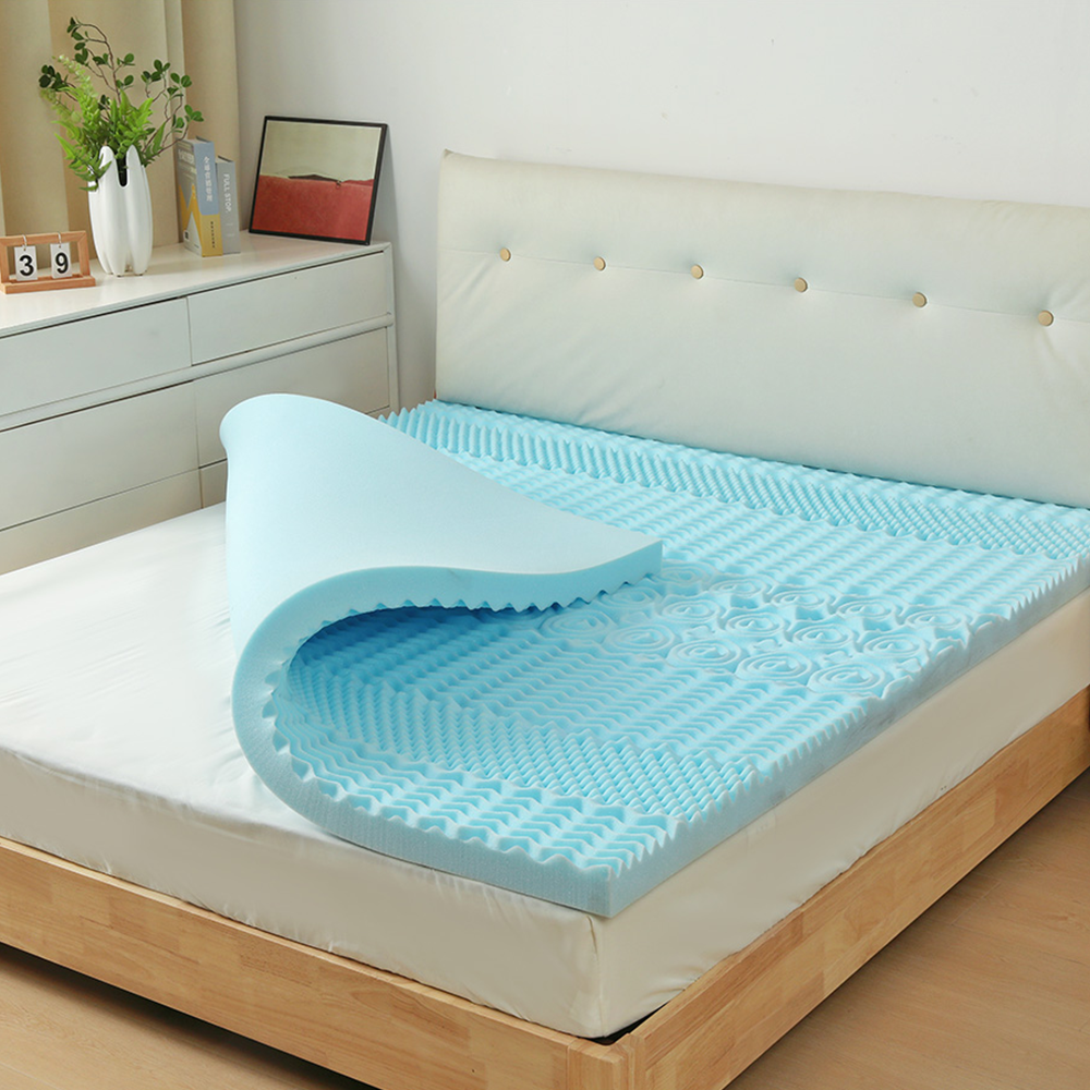 Colchón de gel de espuma viscoelástica en relieve